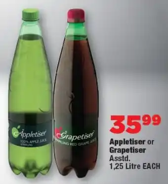 OK Foods Appletiser or Grapetiser Asstd. offer