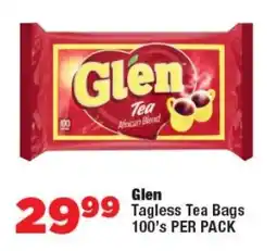 OK Foods Glen Tagless Tea Bags offer