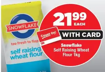 OK Foods Snowflake Self Raising Wheat Flour offer