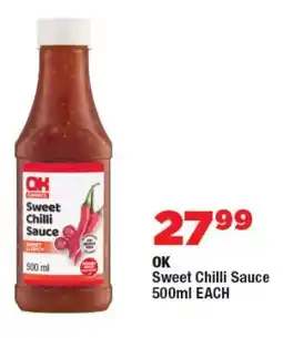 OK Foods OK Sweet Chilli Sauce offer