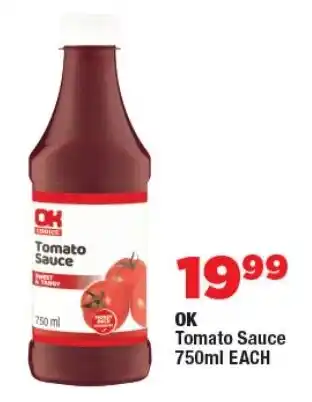 OK Foods OK Tomato Sauce offer