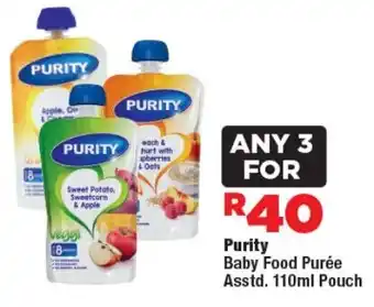 OK Foods Purity Baby Food Purée Asstd. Pouch offer