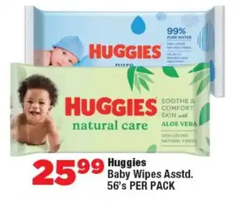 OK Foods Huggies Baby Wipes Asstd. offer