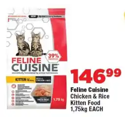 OK Foods Feline Cuisine Chicken & Rice Kitten Food offer