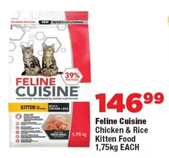 OK Foods Feline Cuisine Chicken & Rice Kitten Food offer