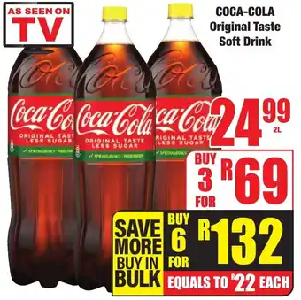 Boxer Superstores COCA-COLA Original Taste Soft Drink offer