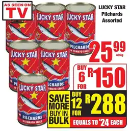 Boxer Superstores LUCKY STAR Pilchards Assorted offer