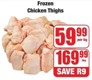 Boxer Superstores Frozen Chicken Thighs offer
