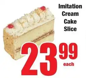 Boxer Superstores Imitation Cream Cake Slice offer