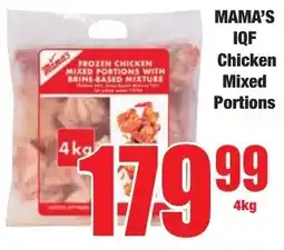 Boxer Superstores MAMA'S IQF Chicken Mixed Portions offer