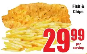 Boxer Superstores Fish & Chips offer