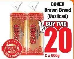 Boxer Superstores BOXER Brown Bread Unsliced offer