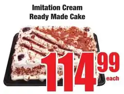 Boxer Superstores Imitation Cream Ready Made Cake offer