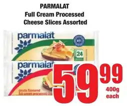 Boxer Superstores PARMALAT Full Cream Processed Cheese Slices Assorted offer