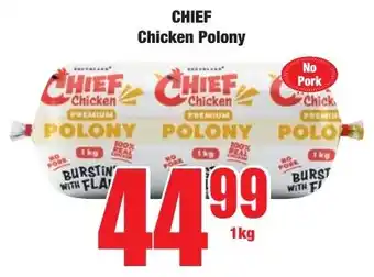 Boxer Superstores CHIEF Chicken Polony offer