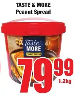 Boxer Superstores TASTE & MORE Peanut Spread offer