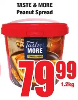 Boxer Superstores TASTE & MORE Peanut Spread offer