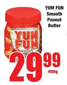 Boxer Superstores YUM FUN Smooth Peanut Butter offer