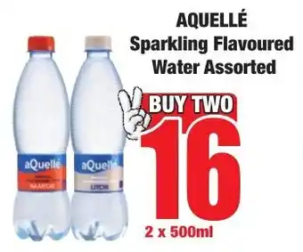 Boxer Superstores AQUELLÉ Sparkling Flavoured Water Assorted offer