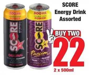 Boxer Superstores SCORE Energy Drink Assorted offer