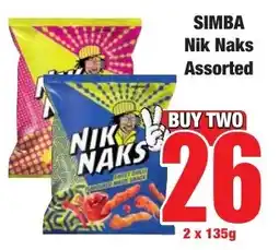 Boxer Superstores SIMBA Nik Naks Assorted offer