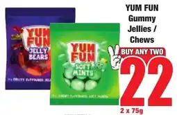 Boxer Superstores YUM FUN Gummy Jellies/ Chews offer