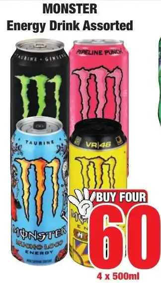 Boxer Superstores MONSTER Energy Drink Assorted offer