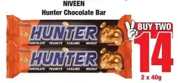 Boxer Superstores NIVEEN Hunter Chocolate Bar offer