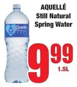 Boxer Superstores AQUELLÉ Still Natural Spring Water offer