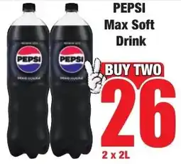 Boxer Superstores PEPSI Max Soft Drink offer