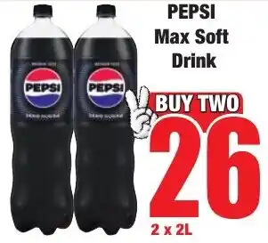 Boxer Superstores PEPSI Max Soft Drink offer