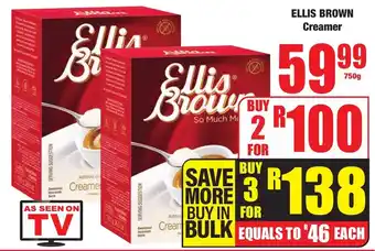 Boxer Superstores ELLIS BROWN Creamer offer