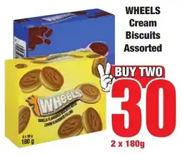 Boxer Superstores WHEELS Cream Biscuits Assorted offer