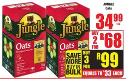 Boxer Superstores JUNGLE Oats offer