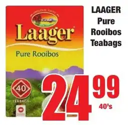 Boxer Superstores LAAGER Pure Rooibos Teabags offer