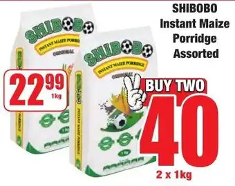 Boxer Superstores SHIBOBO Instant Maize Porridge Assorted offer