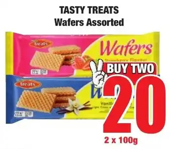 Boxer Superstores TASTY TREATS Wafers Assorted offer