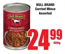 Boxer Superstores BULL BRAND Curried Mince Assorted offer
