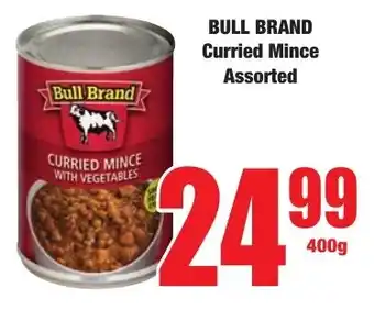 Boxer Superstores BULL BRAND Curried Mince Assorted offer