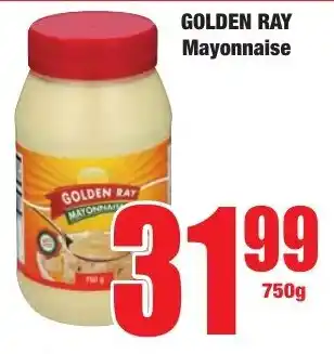 Boxer Superstores GOLDEN RAY Mayonnaise offer