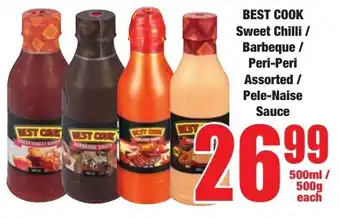 Boxer Superstores BEST COOK Sweet Chilli/ Barbeque/ Peri-Peri Assorted/ Pele-Naise Sauce offer