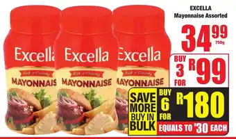 Boxer Superstores EXCELLA Mayonnaise Assorted offer