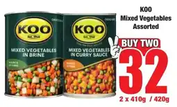 Boxer Superstores KOO Mixed Vegetables Assorted offer