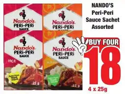 Boxer Superstores NANDO'S Peri-Peri Sauce Sachet Assorted offer