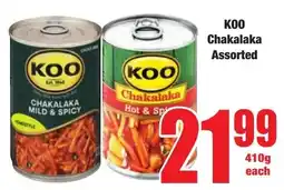 Boxer Superstores KOO Chakalaka Assorted offer