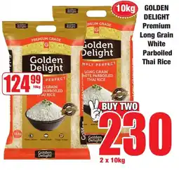 Boxer Superstores GOLDEN DELIGHT Premium Long Grain White Parboiled Thai Rice offer
