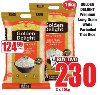 Boxer Superstores GOLDEN DELIGHT Premium Long Grain White Parboiled Thai Rice offer