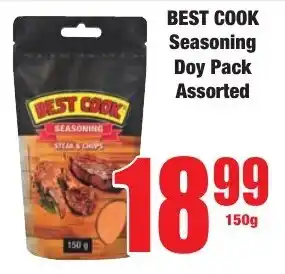 Boxer Superstores BEST COOK Seasoning Doy Pack Assorted offer