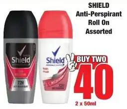 Boxer Superstores SHIELD Anti-Perspirant Roll On Assorted offer