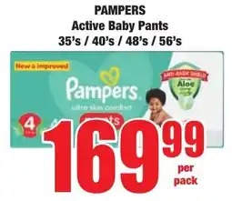 Boxer Superstores PAMPERS Active Baby Pants offer